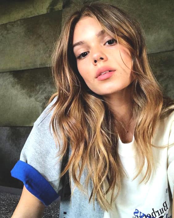 sunkissed hair